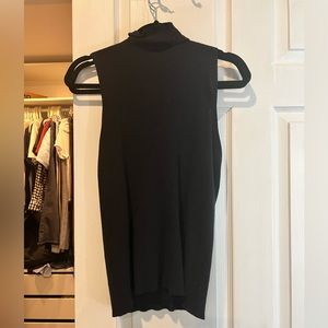 Maeve - Black Sleeveless Turtleneck